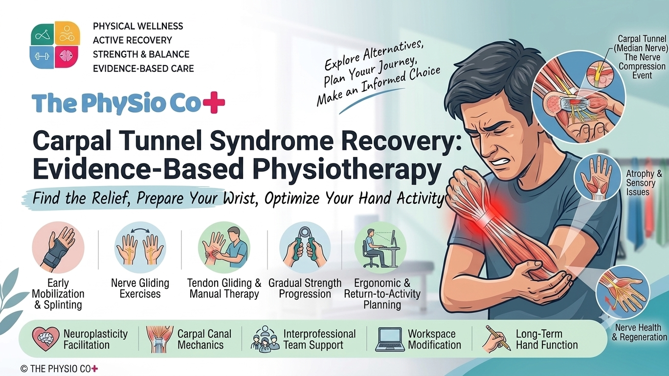 Carpal Tunnel Syndrome: Symptoms, Causes, Exercises & Physiotherapy Treatment