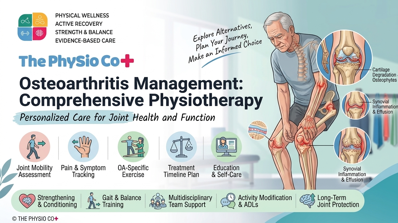 Osteoarthritis: Symptoms, Causes, Treatment & Physiotherapy Exercises