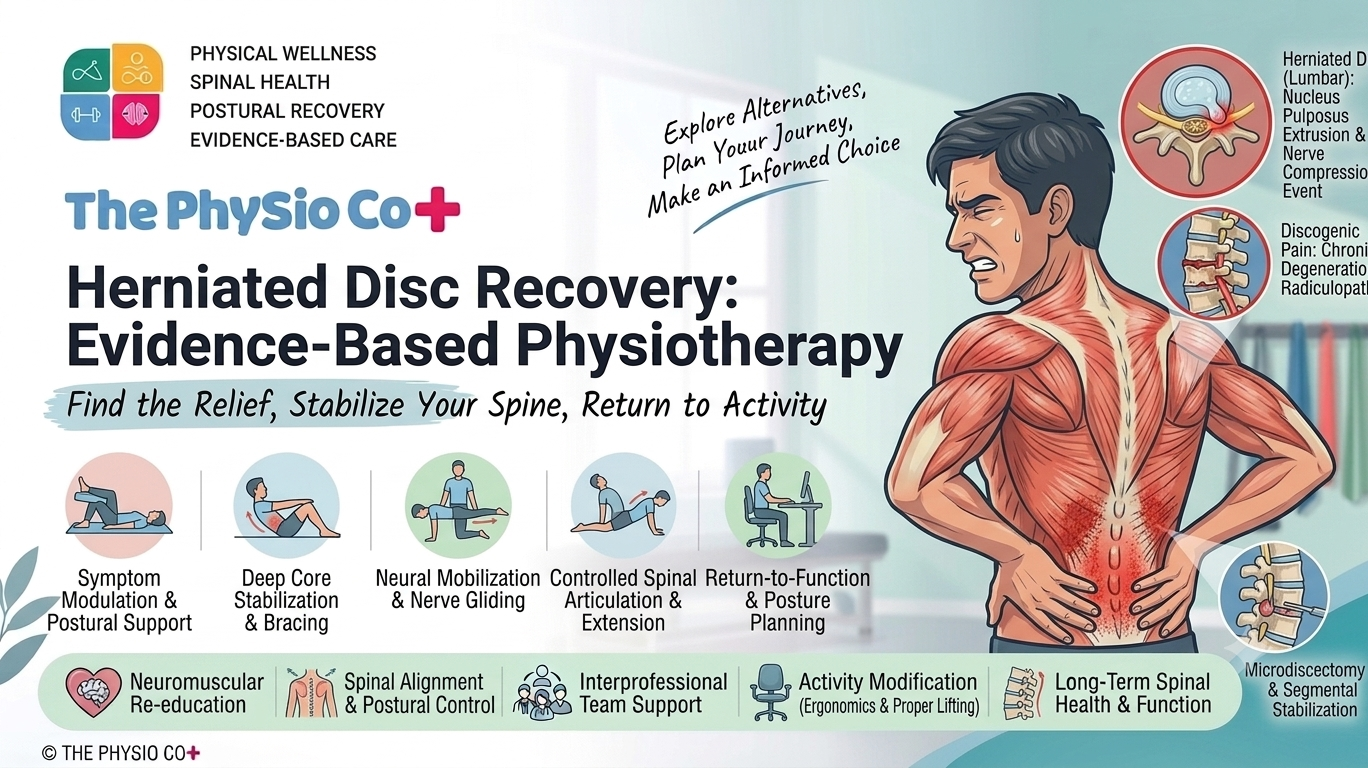 Herniated Disc: Symptoms, Exercises & Physiotherapy Treatment