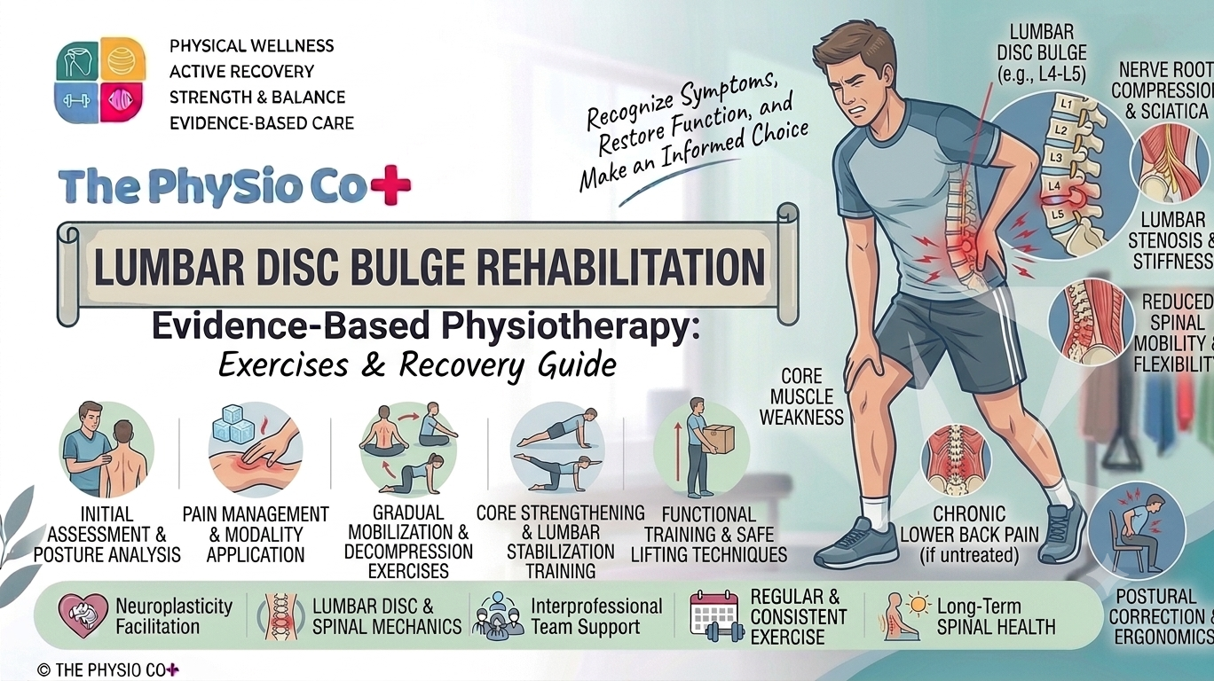 Lumbar Disc Bulge: Symptoms, Exercises & Physiotherapy Treatment