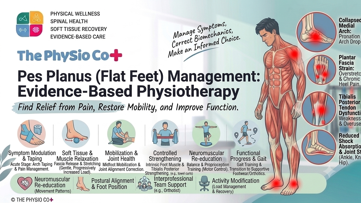 Pes Planus: Causes, Symptoms, Exercises & Physiotherapy Treatment