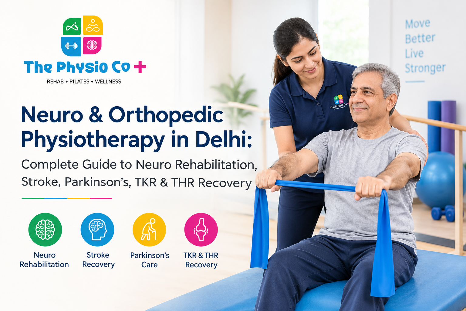 Neuro & Orthopedic Physiotherapy in Delhi: Complete Guide to Neuro Rehabilitation, Stroke, Parkinson’s, TKR & THR Recovery